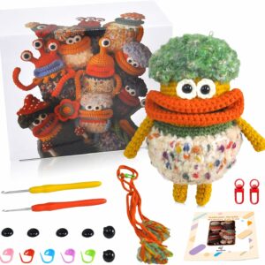 Crochet Monsters Kit for Experienced Adults and Kids